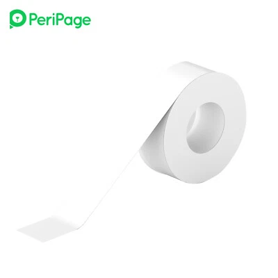 PeriPage 1 Roll White Label Paper Sticky Tape Adhesive Thermal Label I2L3
