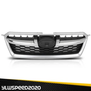 Fit For 2012-2014 Subaru Impreza Front Bumper Upper Grille Chrome Tirm - Picture 1 of 12