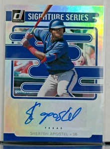 2021 PANINI DONRUSS SHERTEN APOSTEL SIGNATURE SERIES AUTO - Picture 1 of 2