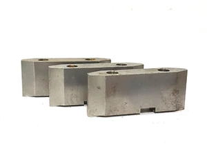 SET OF REVERSE LATHE CHUCK JAWS SOFT JAWS SELF CENTERING keilstangenfutter 6 - Bild 1 von 8