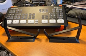 Angled Stand Wall Mount for Blackmagic ATEM Mini, Mini Pro, and ProISO Switcher - Picture 1 of 3