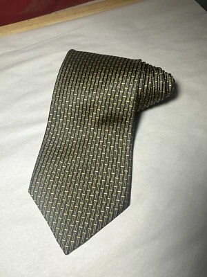 Corbata de cuello Repp del Museo Metropolitano de Arte, 60 pulgadas, 4 pulgadas de ancho oro negro Foto 1 de 3