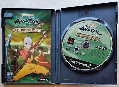 Avatar The Last Airbender The Burning Earth (PlayStation 2 PS2) - Complete, CIB - Image 1 of 4