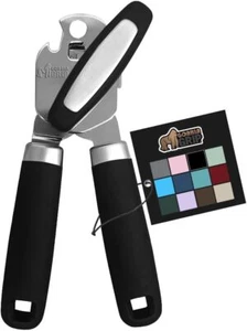 Heavy Duty Stainless Steel Smooth Edge Handle Manual Soft Grip Can Opener Size M - Picture 1 of 6