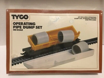 Vintage 1982 TYCO Operating Pipe Dump Set HO Scale # 953 FACTORY SEALED NEW - Image 1 of 3