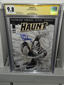 Libro de historietas Haunt #1 CGC SS firma autógrafo TODD MCFARLANE 9,8 - Imagen 1 de 6