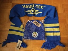 Fallout Official Merchandise Vault Boy BEANIE with Vault-Tec SCARF