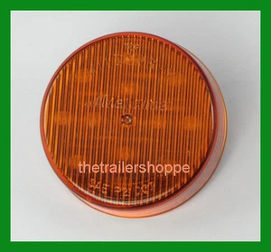 Luz marcador lateral de separación redonda Maxxima 2-1/2" 13 LED lente ámbar montaje de ojal - Imagen 1 de 2