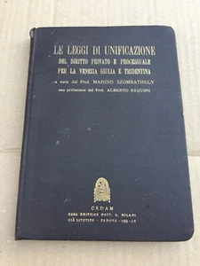 The Law of Unification Dir.priv. & Proc. For Venice Giulia And Tridentina 1931 - Picture 1 of 5