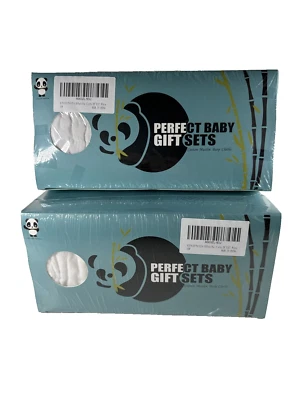 2x Paños Hip Hop Panda Muselina Bebé Eructo 100% Algodón Lg 20X10" 6 Capas 10PKS Foto 1 de 4