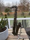 Vintage 1936 1937 Series 1 Art Deco The Buescher Tenor Saxophone Sax With Stand