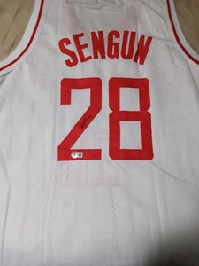 ALPHREN SENGUN HOUSTON ROCKETS STYLE SIGNED JERSEY BAS AUTHENTIC NBA AUTOGRAPH - Bild 1 von 2