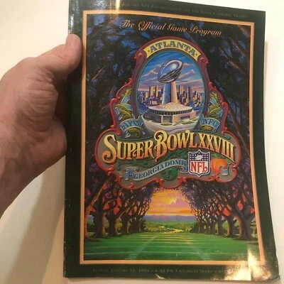 Super Bowl XXVIII Cowboys vs Bills Official Game Program 1994  - Image 1 of 4