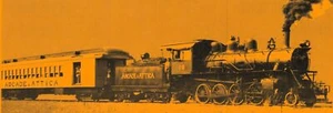 Folleto para visitantes del ferrocarril Arcade y Attica c1965 locomotora de vapor mapa fotos - Imagen 1 de 4