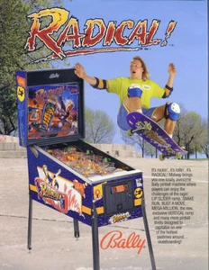 Radical Pinball - CPU Rom v3.0 [u26, u27] [Williams / Soren] EPROM Set - Imagen 1 de 1