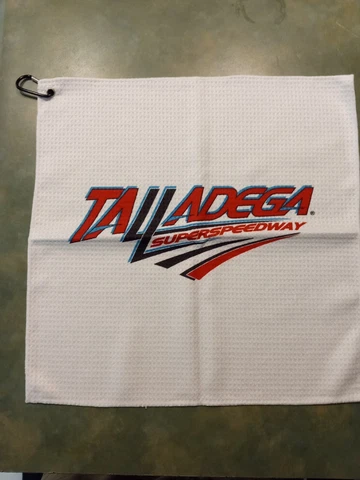Talladega Raceway Rally Towels W/ Clip New Cover