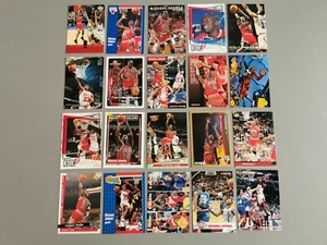 MICHAEL JORDAN 98 Upper Deck #122 + 91 Fleer #29 + 92 Skybox USA #40  +17 MJ s - Bild 1 von 1