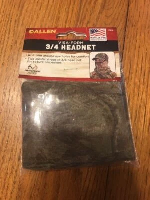 Allen Nylon Mesh Visa Form 3/4 Head Net 17616-Brand New-Ships N 24h - Image 1 of 2
