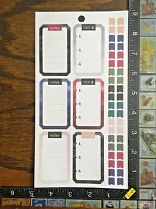PEGATINAS DE PAPEL DE UNA HOJA DE TEMA DE ESPÍRITU LIBRE, ETIQUETAS DE THE HAPPY PLANNER #GDL260 - Imagen 1 de 2