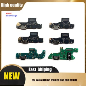 Charging Port Board Flex Cable With IC For Nokia G11 G21 G10 G20 G60 C30 C20 FS - Photo 1 sur 20