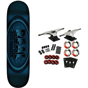 Real Skateboard Complete Basalt DBX Oval 8.5" x 31.8" - Picture 1 of 5