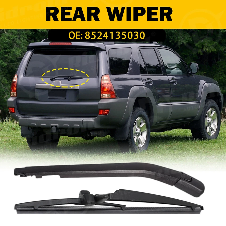 Juego de brazo y cuchilla limpiaparabrisas ventana trasera para Toyota 4Runner 2003-09 8524135030 Foto 1 de 4