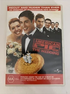 American Pie The Wedding (DVD, 2003) Seann William Scott, Jason Biggs Region 4 - Picture 1 of 3