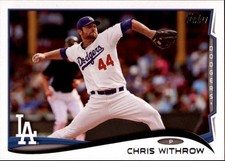 2014 Topps Update #US274 Chris Withrow Los Angeles Dodgers