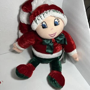 Muñeca niña peluche coleccionable Dan Dee menta grande 18" - Imagen 1 de 3