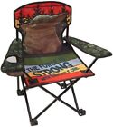 Star Wars: the Mandalorian Baby Yoda Kids Folding Quad Camping Chair, Green