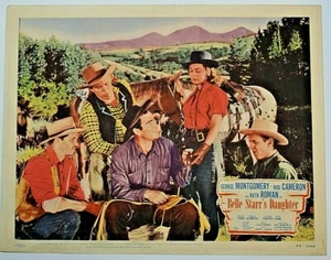 1948 Belle Starrs Tochter, George Montgomery Rod Cameron Ruth Roman Lobbykarte - Bild 1 von 1