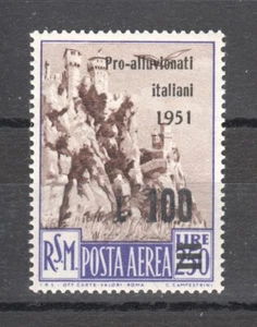 San Marino ~ 1951 Air Mail - Surcharged Sc# C79 **/NH (A842) - Picture 1 of 2