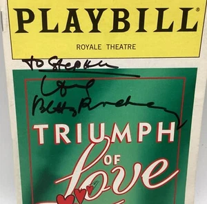 PLAYBILL  Magazine Triumph Of Love Signed Betty Buckley Royal Threader 1997 - Picture 1 of 7