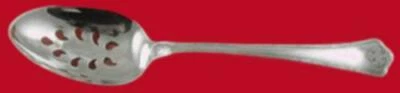 Cuchara para servir Carmel by Wallace de plata esterlina perforada 9 agujeros personalizada 8 1/4" Foto 1 de 2