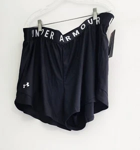 Under Armour Womens Plus Size Play Up 3.0 Shorts Black Sz 3X -NWT - Picture 1 of 1
