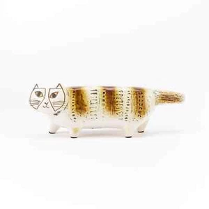 Lisa Larson Cat Mikey Papa Max Animal Figurine Brown 25cm - Picture 1 of 3
