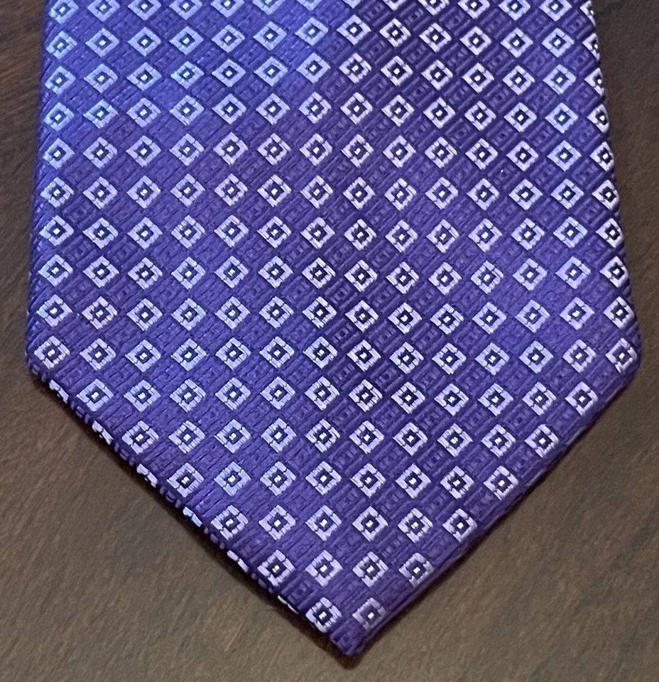 Corbata Jones New York púrpura 100 % seda para hombre hecha en China Foto 1 de 4