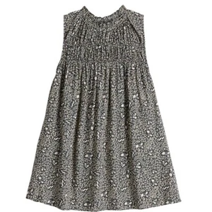 Neu mit Etikett Nine West gesmoktes ärmelloses Top mit hohem Rüschenausschnitt schwarz/weiß Gr. XL - Bild 1 von 9