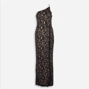 BCBGeneration Black & Tan Floral Lace Maxi Dress UK 16 EU 44 - Retail £170 - Picture 1 of 5