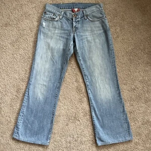 Lucky Brand Jeans Damen 8/29 S Blau Lil Maggie Low Rise Bootcut Light Wash Denim - Bild 1 von 7