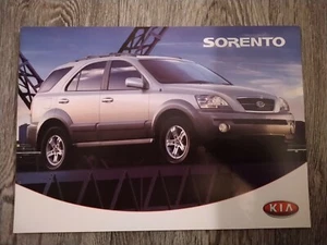 Kia Sorento 4x4 XE XS 2.5 CRDi Diesel 3,5 V6 Benzin UK Marktbroschüre Mai 2003 - Bild 1 von 1