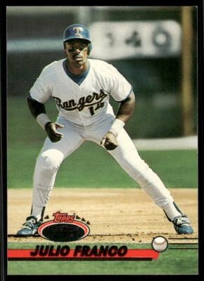 1993 Stadium Club #651 Julio Franco - Image 1 of 2
