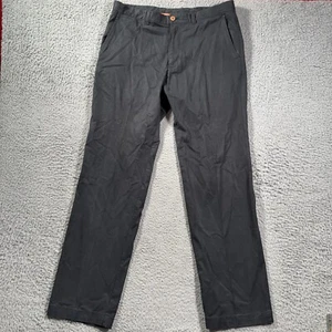 Tommy Bahama Chino Hose Herren 34 x 34 schwarz Boracay flache Vorderseite - Bild 1 von 16
