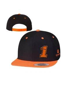 Kubota / Ross Chastain # 1 Black w/ Orange Flatbill Cap - Picture 1 of 1