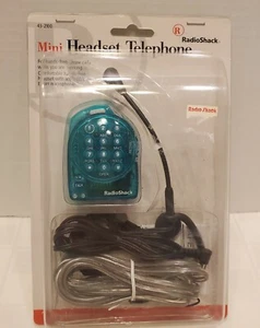 MINI AURICULARES MANOS LIBRES TELÉFONO TELÉFONO FIJO DE COLECCIÓN RADIOSHACK ENCHUFE - Imagen 1 de 7