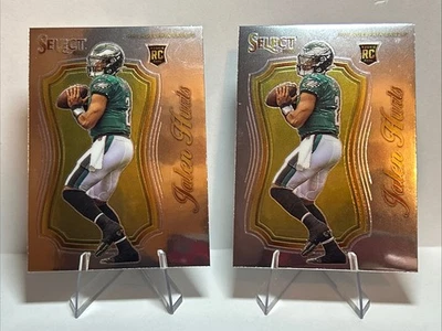 2020 Panini Select Certified Jalen Hurts #SCR-22 Rookie RC Philadelphia Eagles - Image 1 of 4