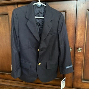 Polo Ralph Lauren Knit Sport Coat Navy Blue Blazer Jacket Boys Sz 6 NWT $159 - Picture 1 of 7