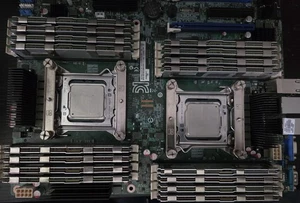 Intel S2600CO MB CPU 2xE5-2660 V2(10C/20T) 512gb(16x32GB) ECC / LÜFTER & Kühlkörper - Bild 1 von 17
