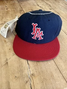 Rare Los Angeles Angels Vintage Cooperstown Roman Cap Fitted Hat 7 1/8 1961-64 - Picture 1 of 7