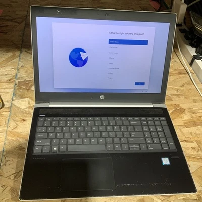 HP ProBook 450 G5 Laptop CORE i5-8250U @ 1.6 GHz 16GB RAM 500 GB SSD Win 11 C038 - Image 1 of 4